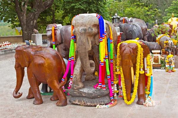Zdobené slony — Stock fotografie