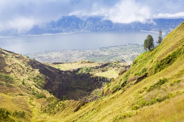 Inuti vulkanen Batur — Stockfoto