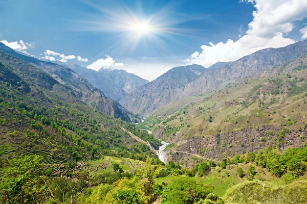 ヒマラヤ山脈の美しい風景 — ストック写真