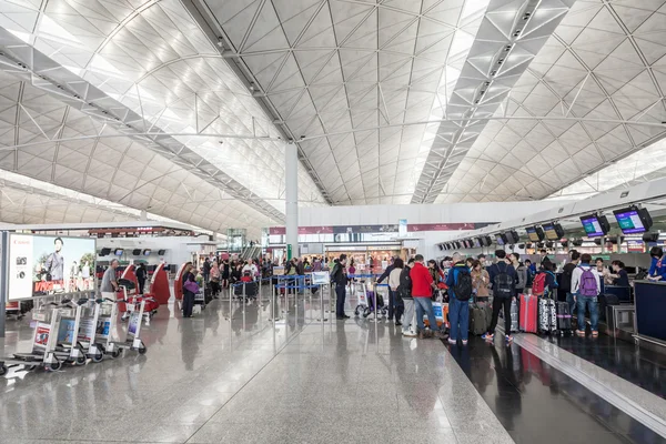 Hong kong aeroporto — Fotografia de Stock