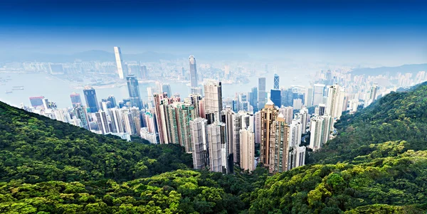 Přístav Hongkong victoria — Stock fotografie