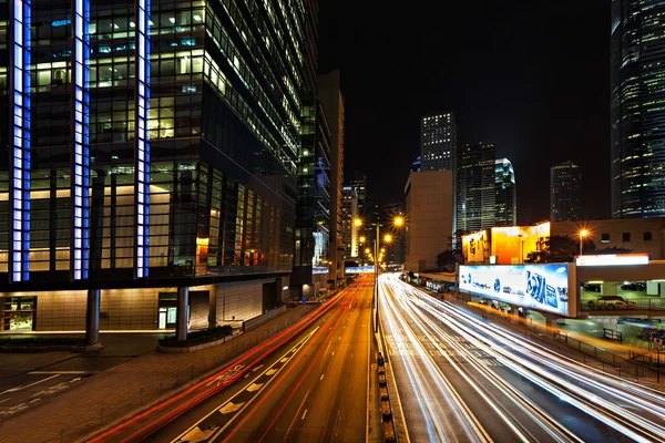 Nacht in hong kong — Stockfoto