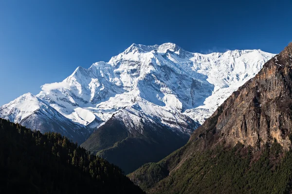 Sonnenaufgang im Annapurna-Gebirge — Stockfoto