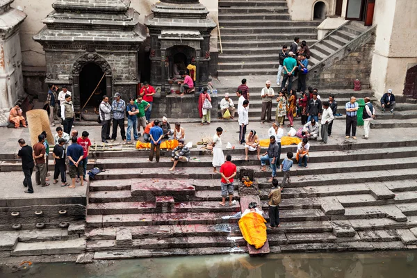 Cerimonia di cremazione — Foto Stock