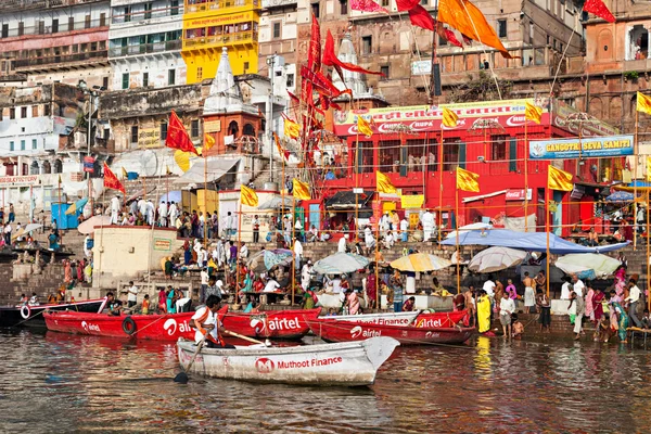 Ghat di Varanasi — Foto Stock