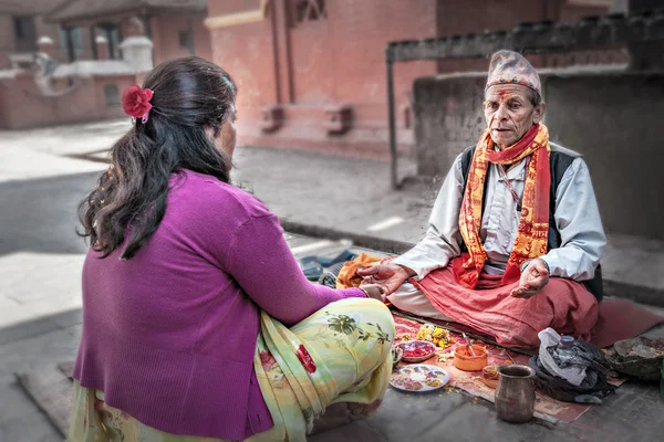 Puja töreni — Stok fotoğraf