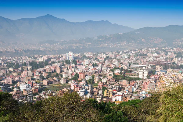 Panorama view to Kathmandu city — Stock Photo, Image