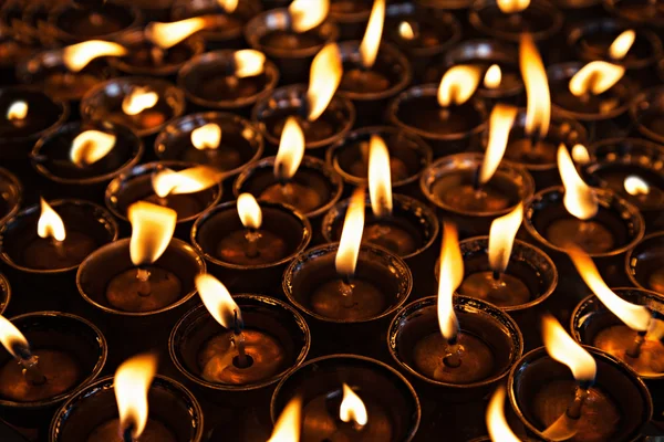 Many candles — Stock Photo, Image