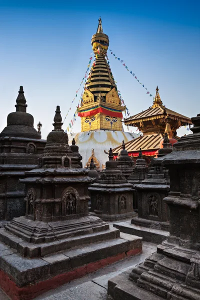 Tempio di Swayambhunath — Foto Stock