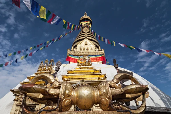 Tempio di Swayambhunath — Foto Stock