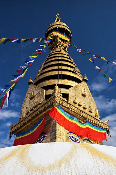 Tempio di Swayambhunath — Foto Stock