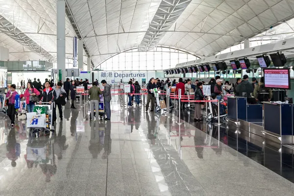 Aeroportul Hong Kong — Fotografie, imagine de stoc