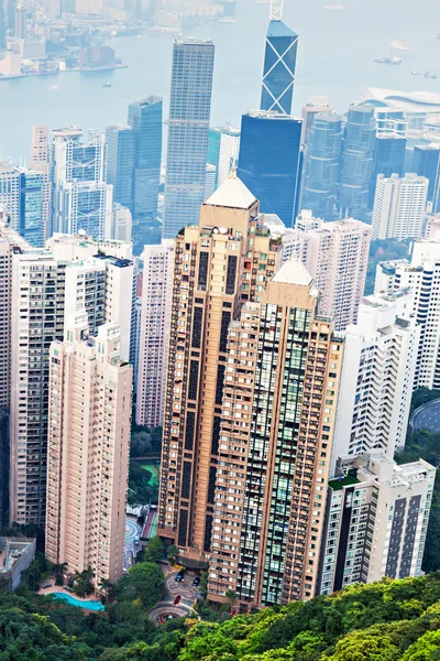 Porto di victoria di Hong kong — Foto Stock