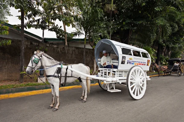 马车在 intramuros — 图库照片