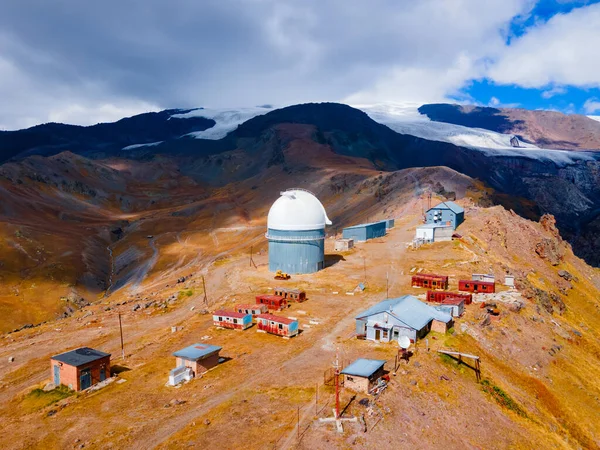 Terskol Peak Observatory Ett Internationellt Centrum För Astronomisk Medicinsk Och — Stockfoto