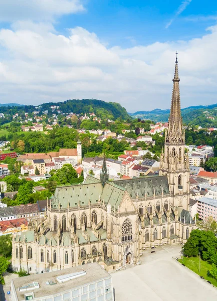 Yeni Bir Katedral Saf Gebeliğin Katedrali Mary Kilisesi Panoramik Manzarası — Stok fotoğraf
