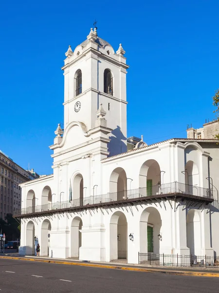 Het Cabildo Van Buenos Aires Het Museum Buurt Van Plaza — Stockfoto