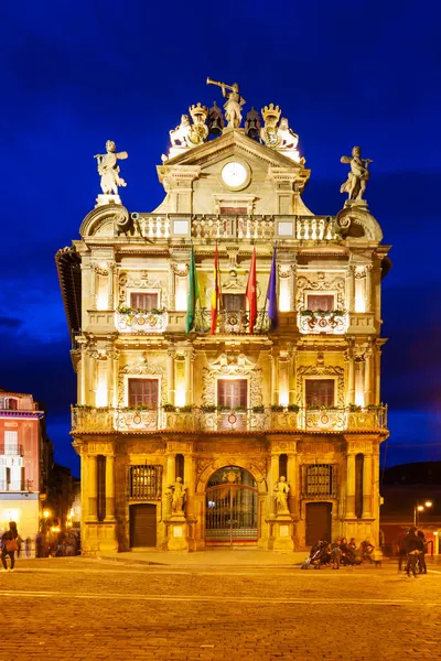 City Council or Town Hall building in Pamplona city, Navarre region of Spain
