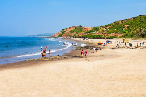 Spiaggia Vagator Ozran Nel Nord Goa India — Foto Stock