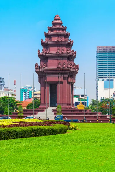 Kamboçya Nın Başkenti Phnom Penh Deki Bağımsızlık Anıtı Veya Vimean — Stok fotoğraf