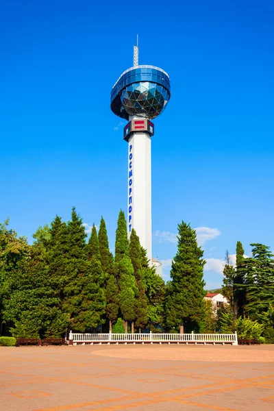 Tuapse Ryssland Oktober 2020 Rosmorport Kontrolltorn Centrum Tuapse Hamn Vid — Stockfoto