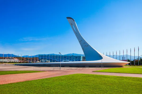 Soči Rusko Října 2020 Bowl Olympijského Ohnivého Ptáka Soči Olympijském — Stock fotografie