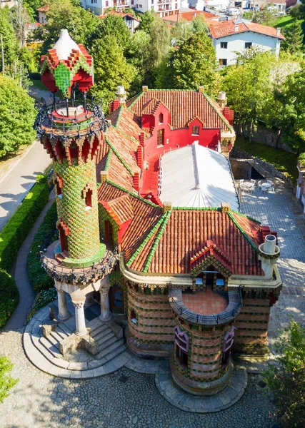 Comillas Spain September 2017 Capricho Byggnad Designad Antoni Gaudi Belägen — Stockfoto