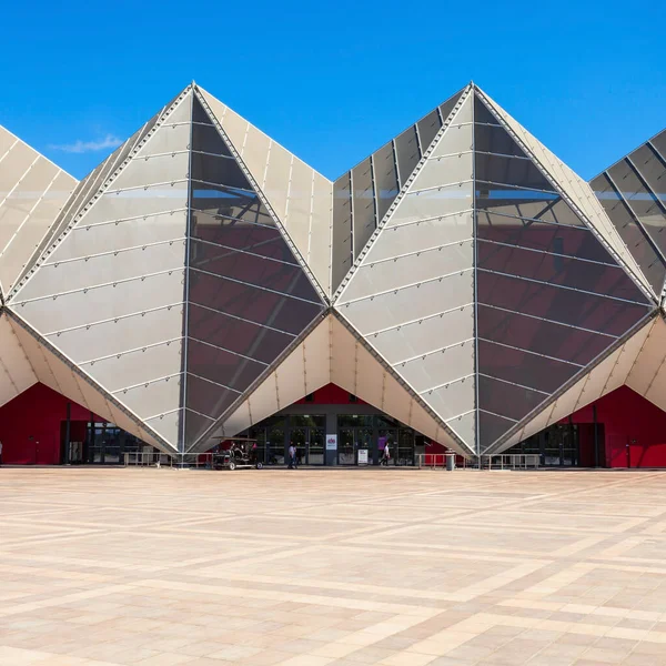 Baku Azerbaijan Září 2016 Křišťálová Hala Baku Krytá Aréna Ázerbájdžánu — Stock fotografie