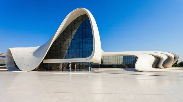 Baku Azerbaijan Settembre 2016 Heydar Aliyev Center Complesso Edifici Baku — Foto Stock