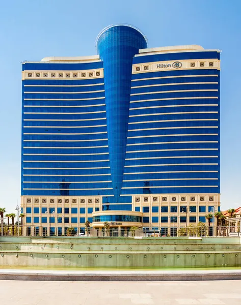Баку Азербайджан Сентября 2016 Hilton Baku Роскошный Звездочный Отель Центре — стоковое фото
