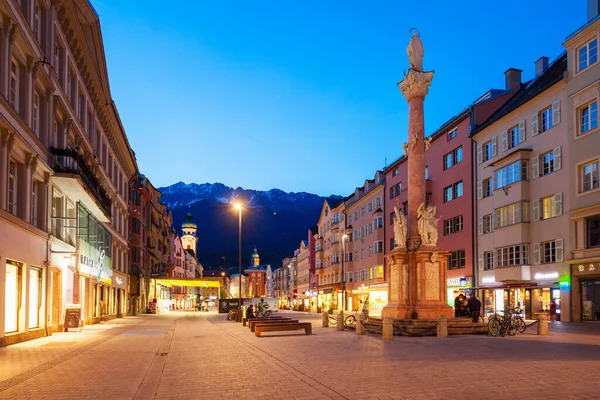 Innsbruck Austria Mayo 2017 Columna Santa Ana Capital Del Tirol — Foto de Stock