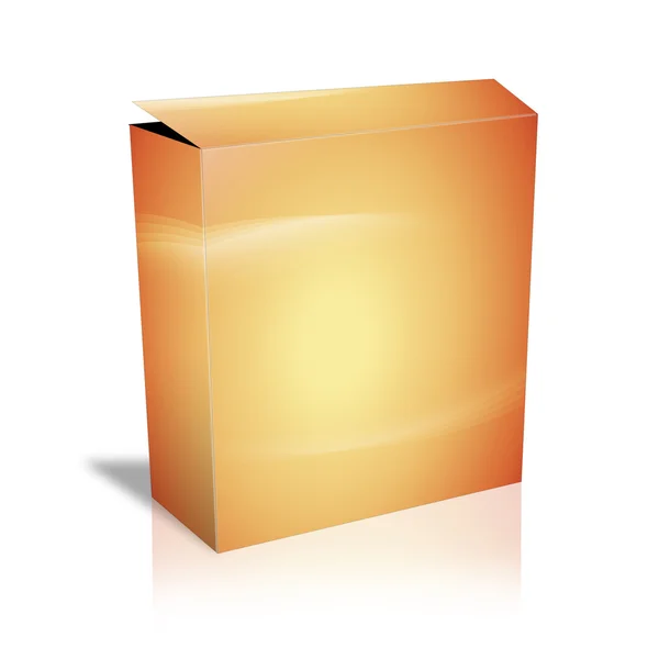 Box on white background — Stock Photo, Image