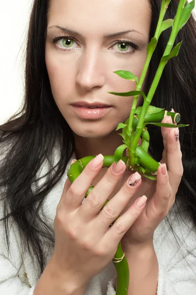 Ritratto ravvicinato di una bella modella — Foto Stock