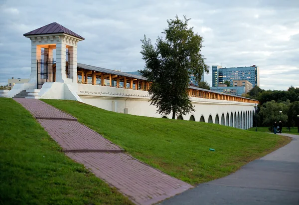 Zrekonstruowany akwedukt. Rosja. Moskwa. Rostokino Obrazek Stockowy