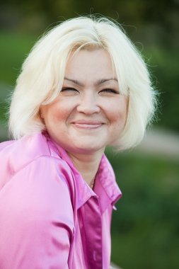 sarışın sonbahar Park