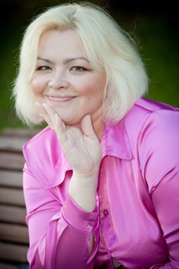 sarışın sonbahar Park