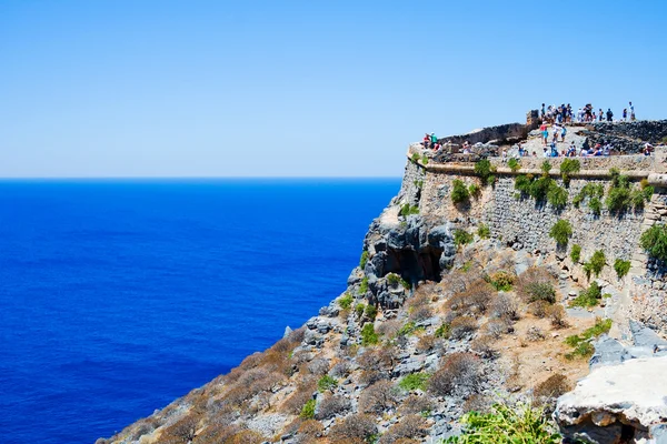Wyspa Gramvousa krajobraz, crete, Grecja — Zdjęcie stockowe