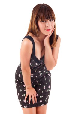 Eski tarzda bir kadın.