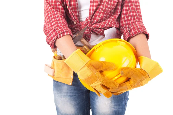 Trabajadores de la construcción — Foto de Stock