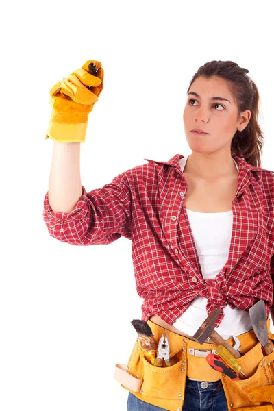 Trabajadores de la construcción — Foto de Stock