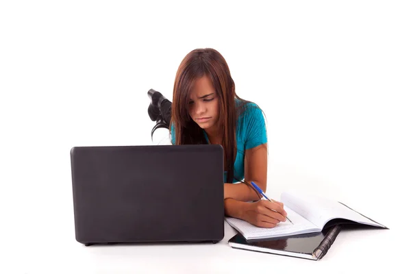 Girl studying — Stock Photo, Image