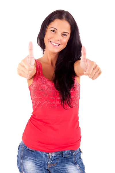 Mulher feliz — Fotografia de Stock