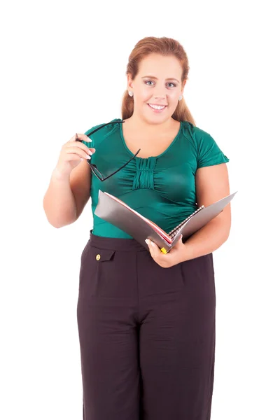 Large business woman — Stock Photo, Image