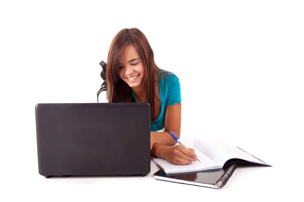 Ragazza studiando — Foto Stock