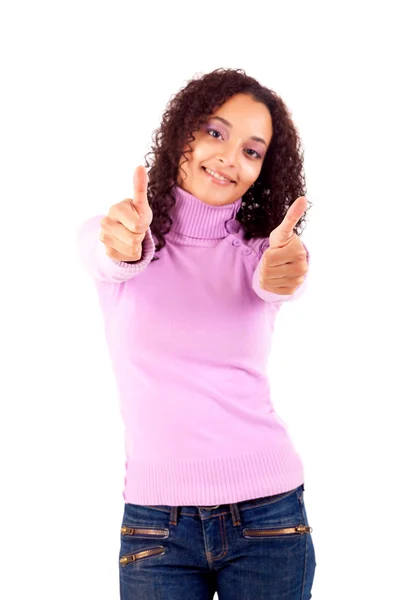 Mulher feliz — Fotografia de Stock