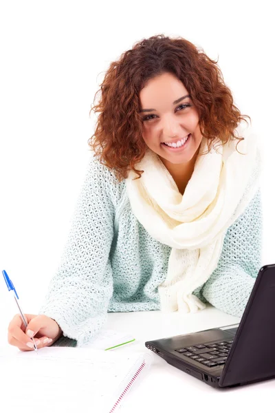 Menina estudando — Fotografia de Stock