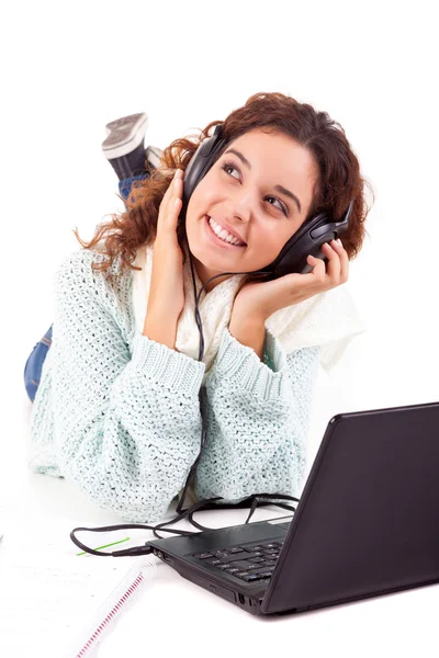 Ragazza studiando — Foto Stock