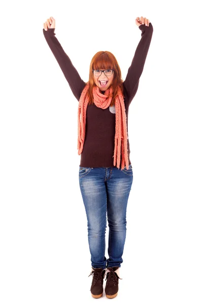 Mujer feliz — Foto de Stock