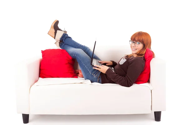 Mujer estudiando — Foto de Stock