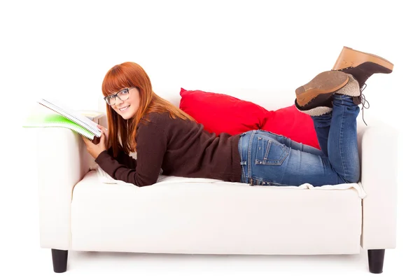 Woman studying — Stock Photo, Image